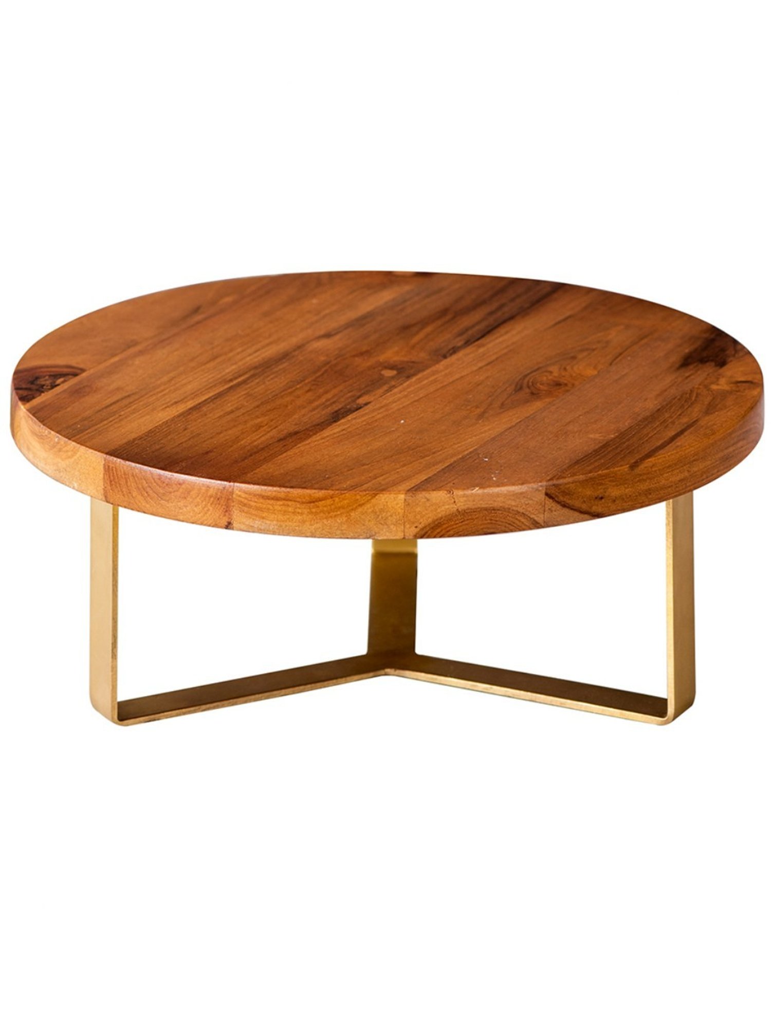 India Circus Color Bordered Blue Bone China Cake Stand