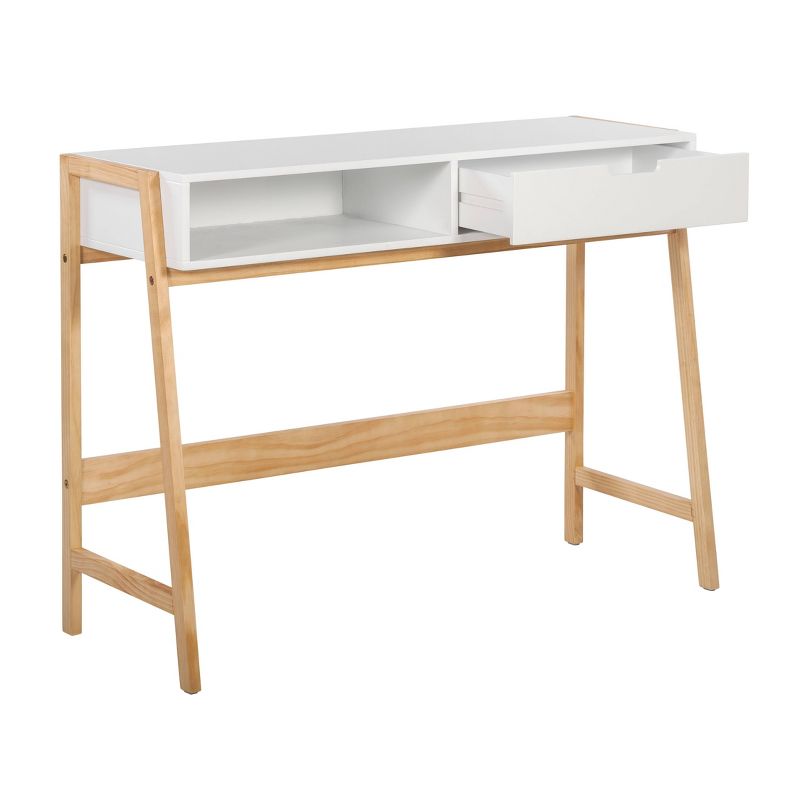 Jasper Writing Desk French White - Adore Decor