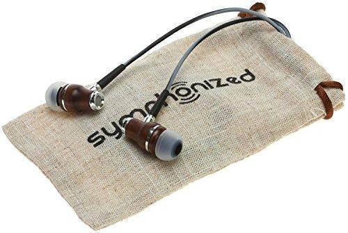 Symphonized NRG 3.0 Earbuds Headphones, Wood In-ear Noise-isolating Earphones, Balanced Bass Driven Sound with Mic & Volume Control (Black Night & Hazy Gray)