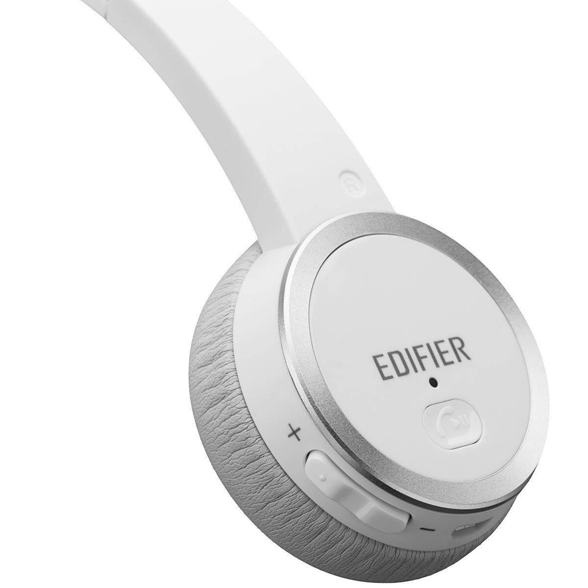 Edifier W570BT Bluetooth On-Ear Headphones - Lightweight Wireless Headset - White