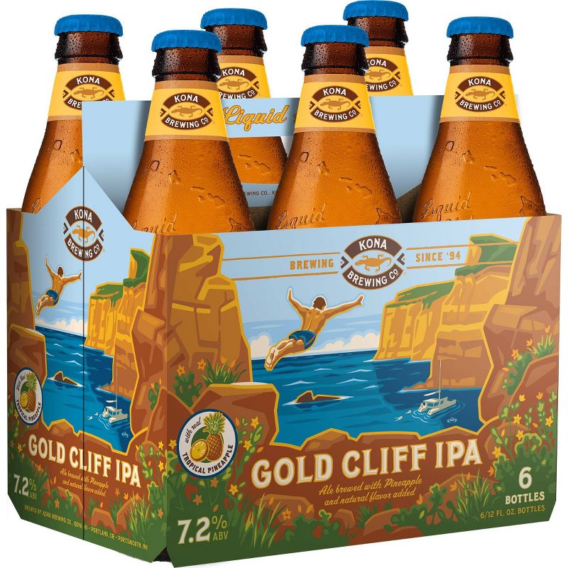 Kona Gold Cliff IPA Beer - 6pk/12 fl oz Bottles
