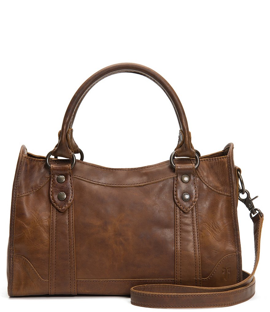 Frye Melissa Washed Leather Satchel Bag