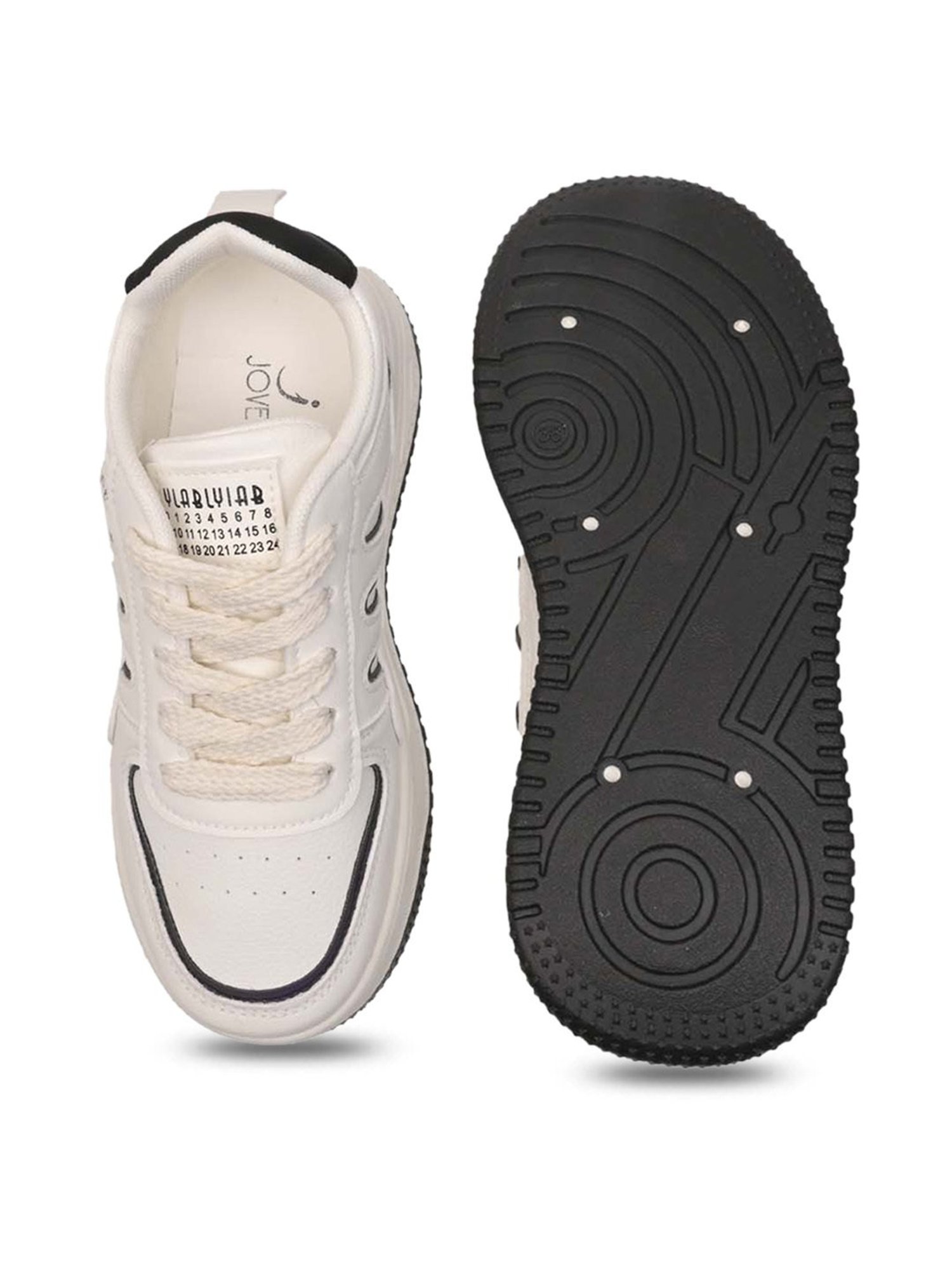 Jove Women's Black Casual Sneakers