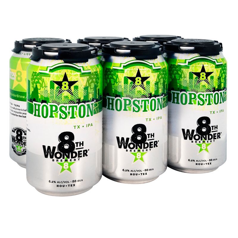 8th Wonder Hopston IPA Beer - 6pk/12 fl oz Cans