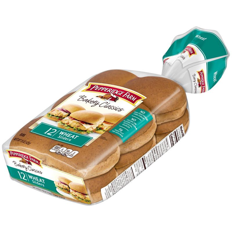 Pepperidge Farm Bakery Classics Wheat Slider Buns - 15oz/12ct