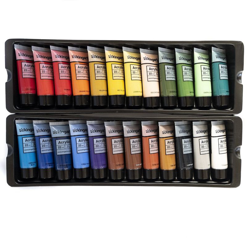 Kingart 24ct 22ml Acrylic Paint Set