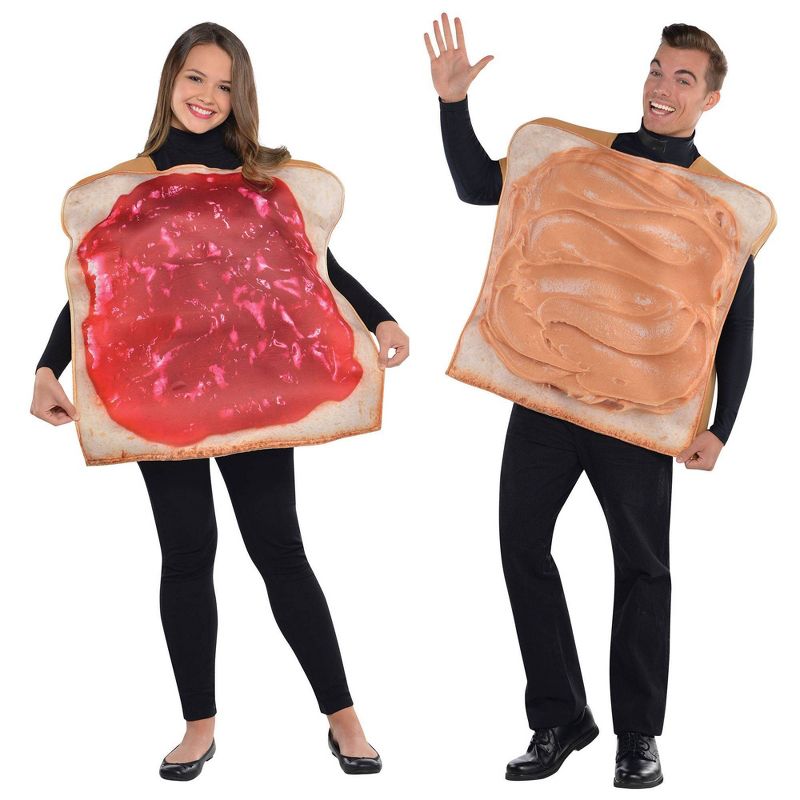 Adult PB&J Halloween Costume One Size