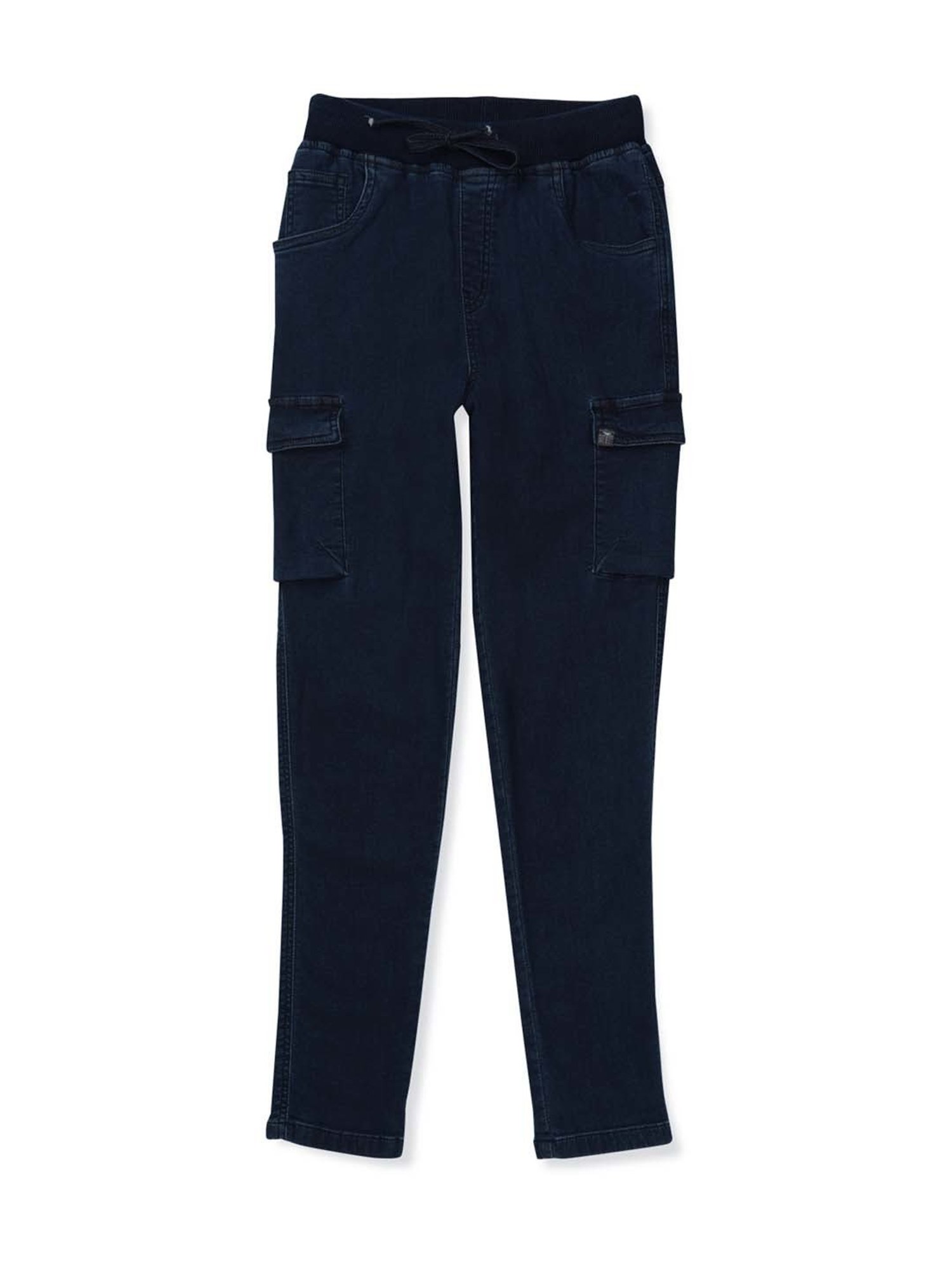 Palm Tree Boys Navy Regular Fit Jeans