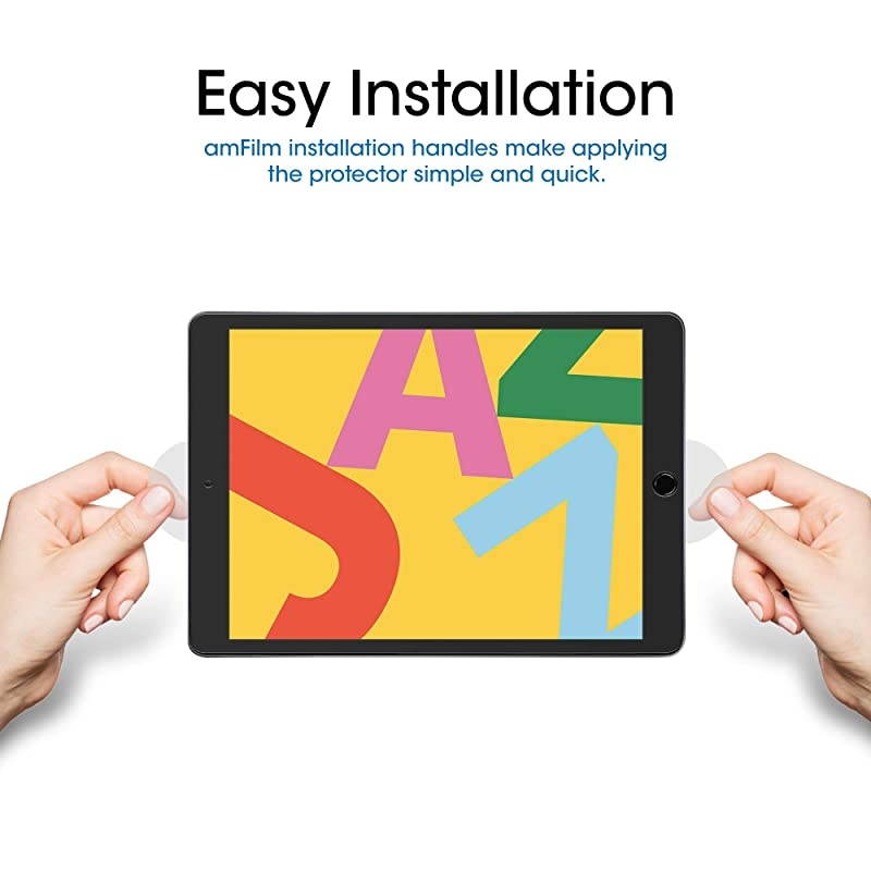 Glass Screen Protector for iPad 102 8th 7th Generation 2019 Tempered Glass Screen Protector with Camera Cutout and Compatible with Apple Pencil 2020 2019 2 Pack