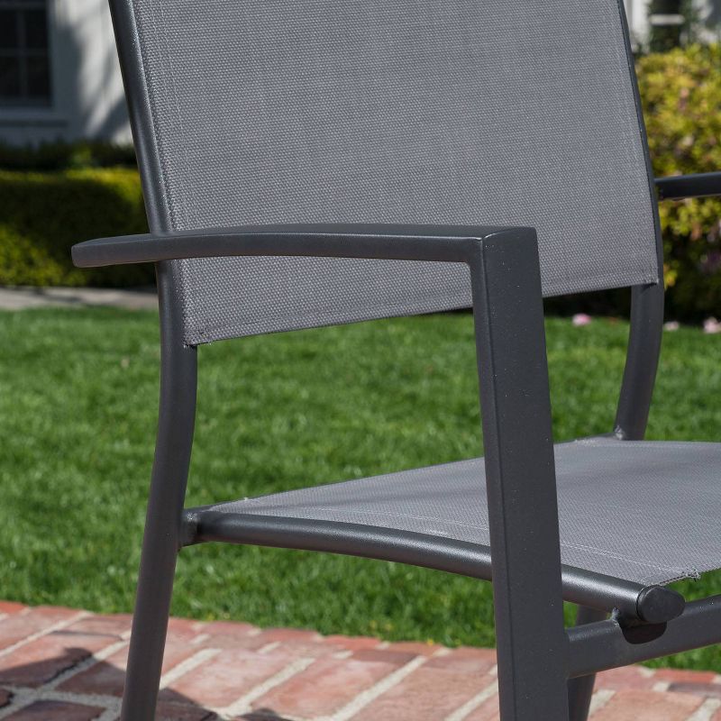 Naples 7pc Aluminum Patio Dining Set - Hanover