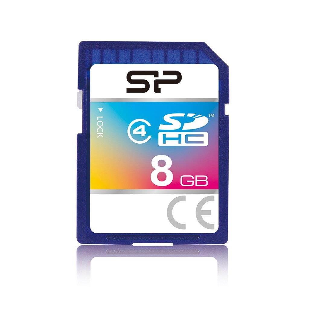 Silicon Power 8GB Class 4 SDHC Memory Card