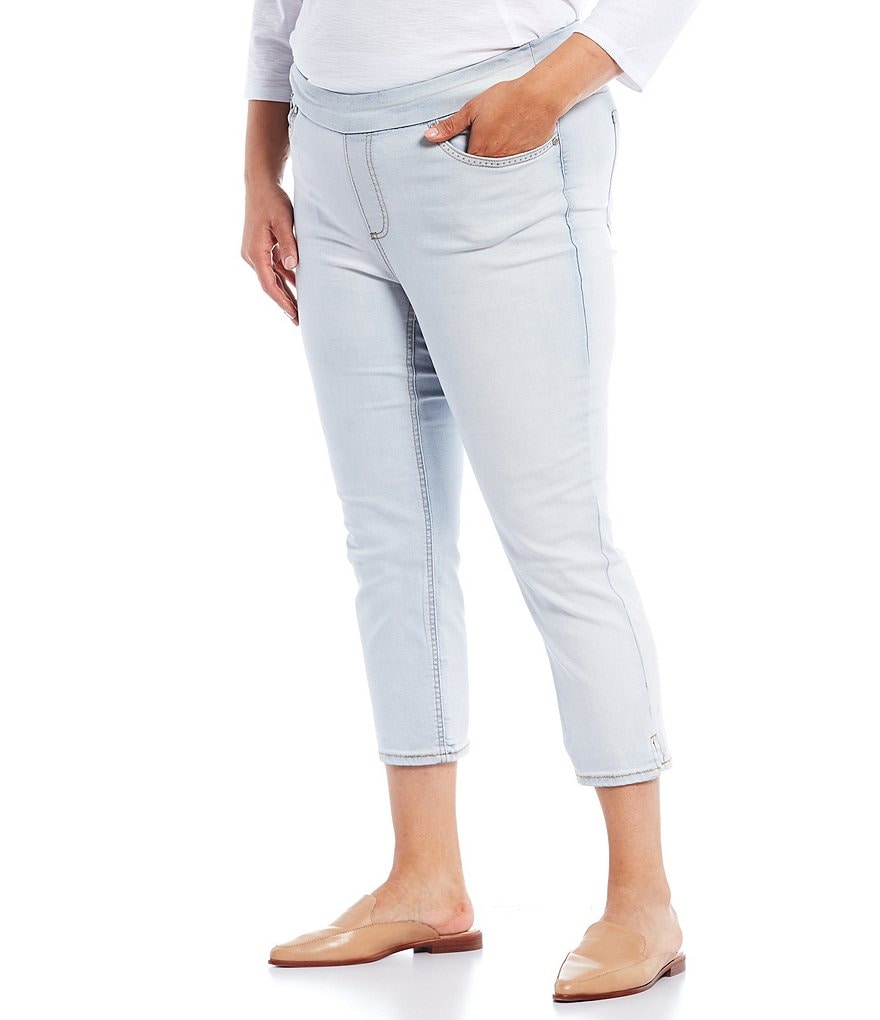 Westbound Plus Size the HIGH RISE fit Denim Skinny Cropped Pants
