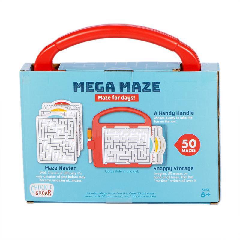 Chuckle & Roar Mega Maze - Portable Travel Mazes