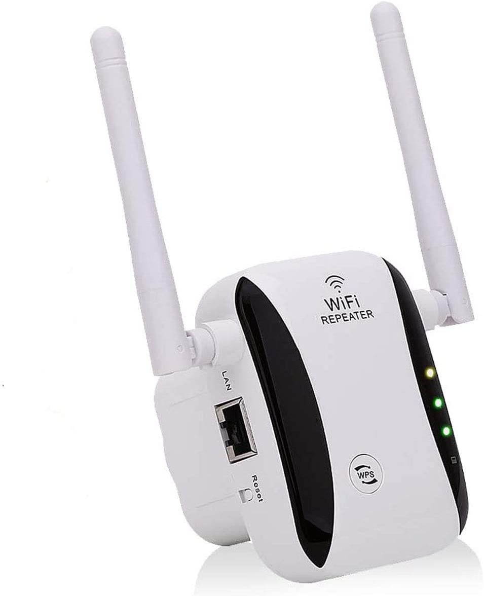 WiFi Extender,Internet WiFi Booster 2.4G for Home 300Mbps Superboost Wi-Fi Blast Range WLAN Signal Amplifier Repeater