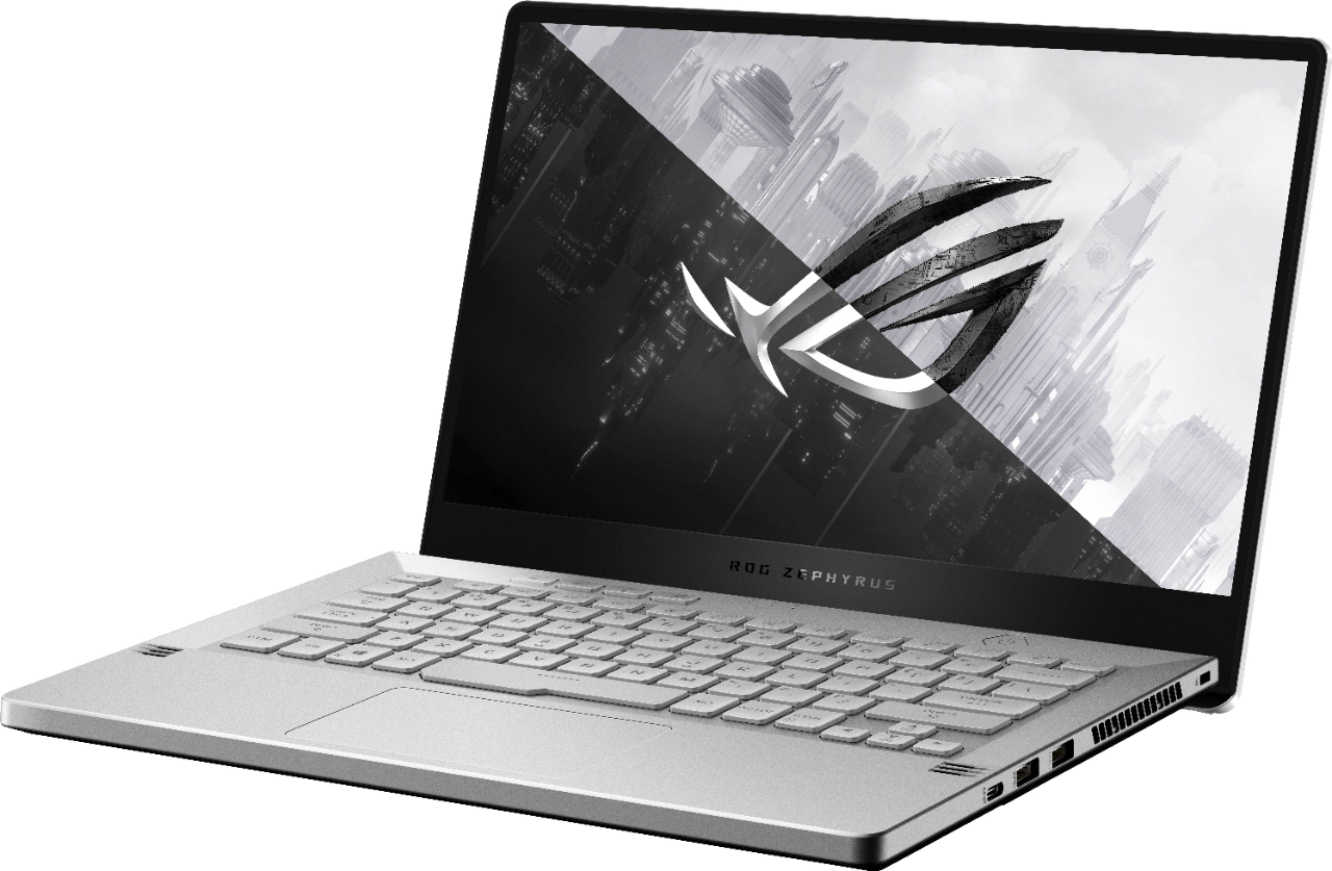 ASUS ROG Zephyrus G14 14" Customized Gaming Laptop | 8-Core AMD Ryzen 9 4900HS |16GB DDR4 RAM 512GB PCIe SSD | GeForce RTX 2060 Max-Q | 120Hz | Backlit Keyboard  | Windows 10 | White