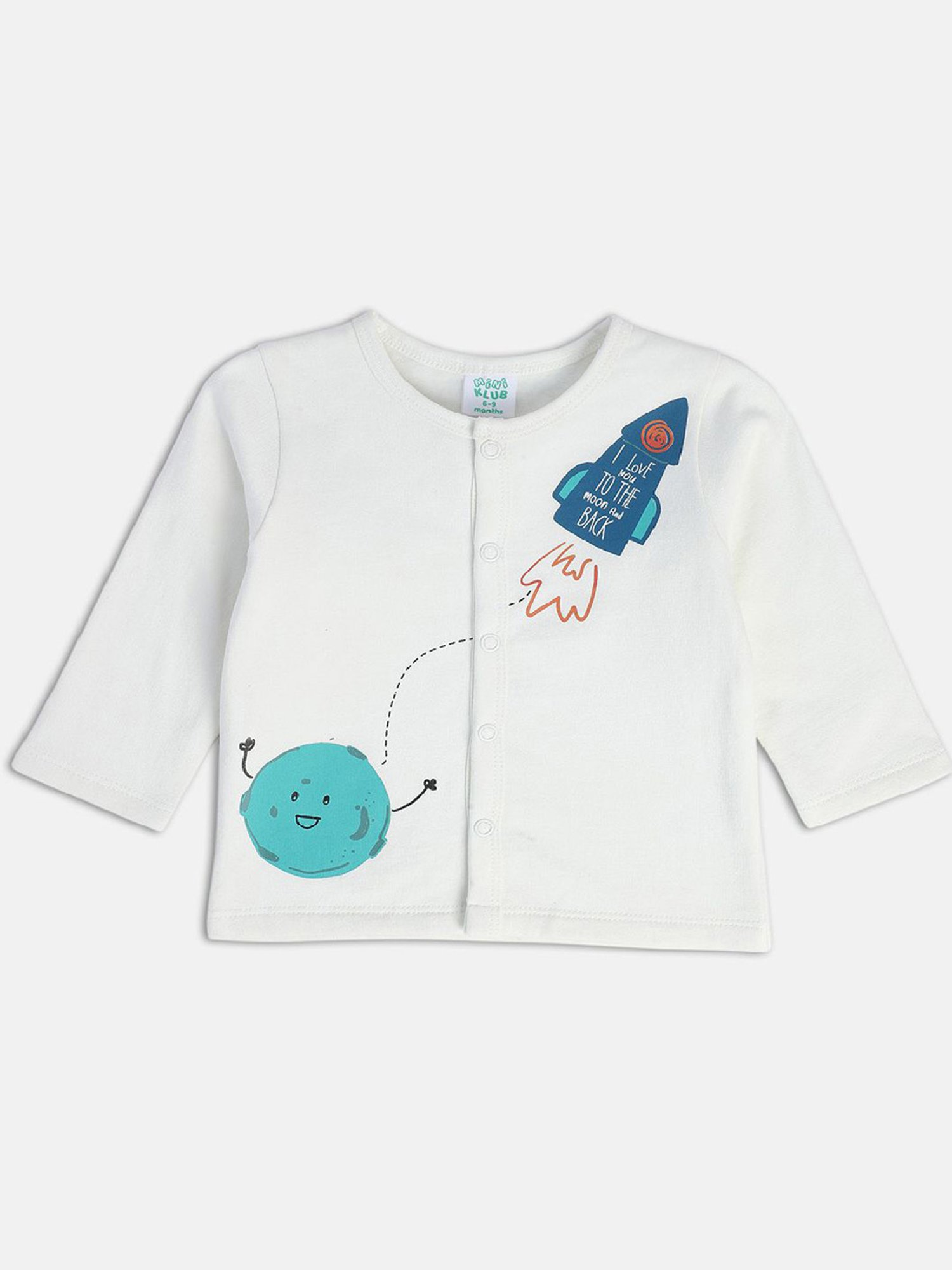 MINIKLUB Kids Multicolor Printed Full Sleeves Jhablas (Pack Of 3)