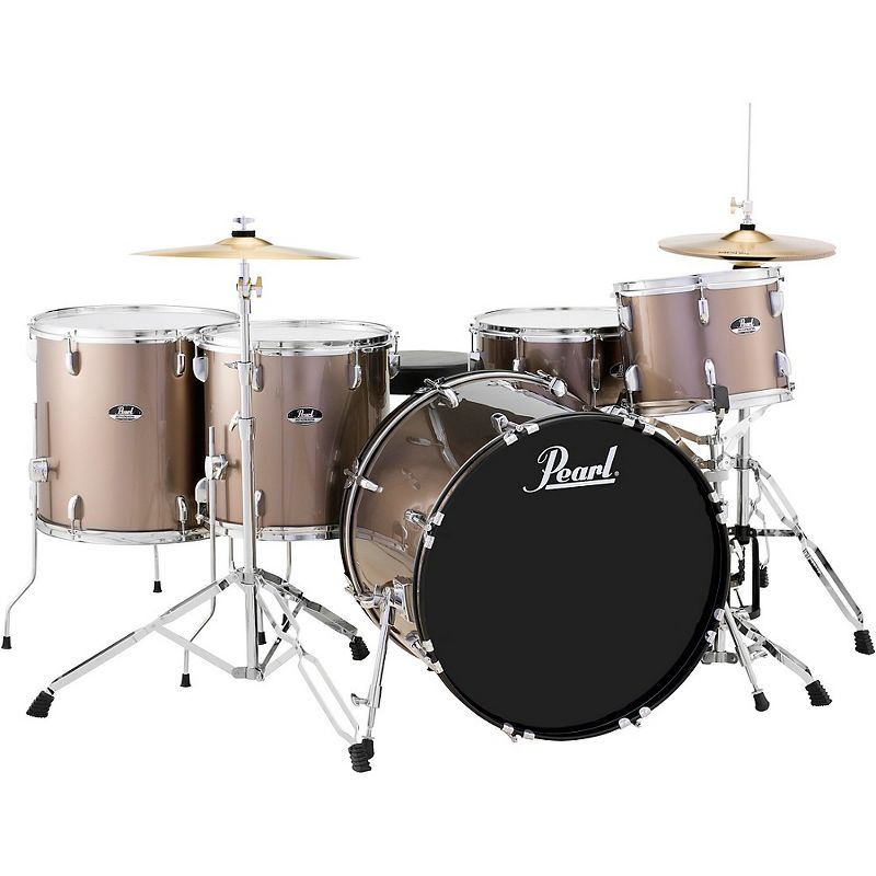 Pearl Roadshow 5-Piece Rock Drum Kit - Cymbals Not Included Bronze Metallic