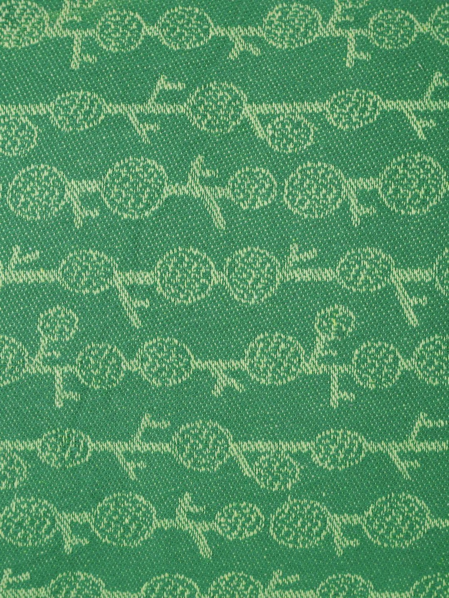 Stoa Paris White & Aqua Cotton 200 TC Pillow Cover - Set of 1