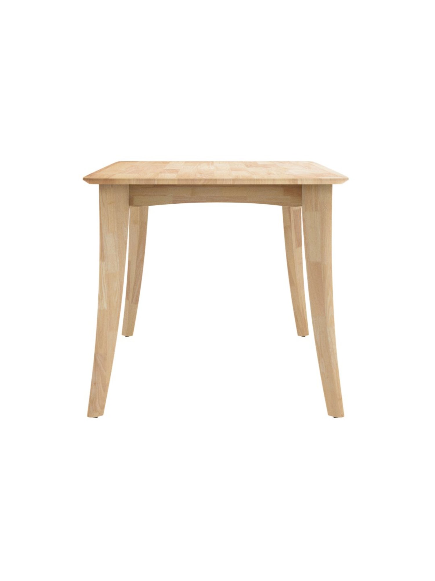 Godrej Interio Sandcastle Beige Rubber Wood 6 Seater Rectangular Dining Table