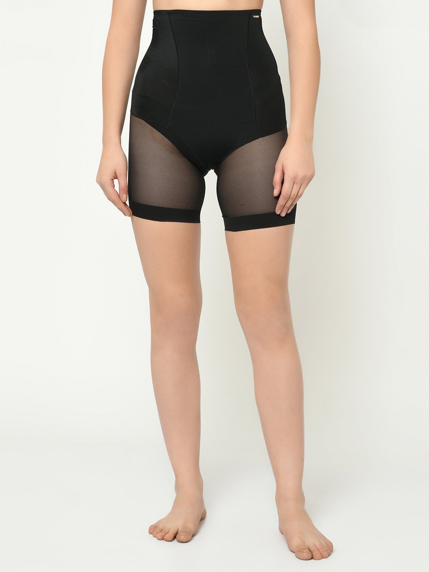 Da Intimo Black Full Coverage Thigh Shaper