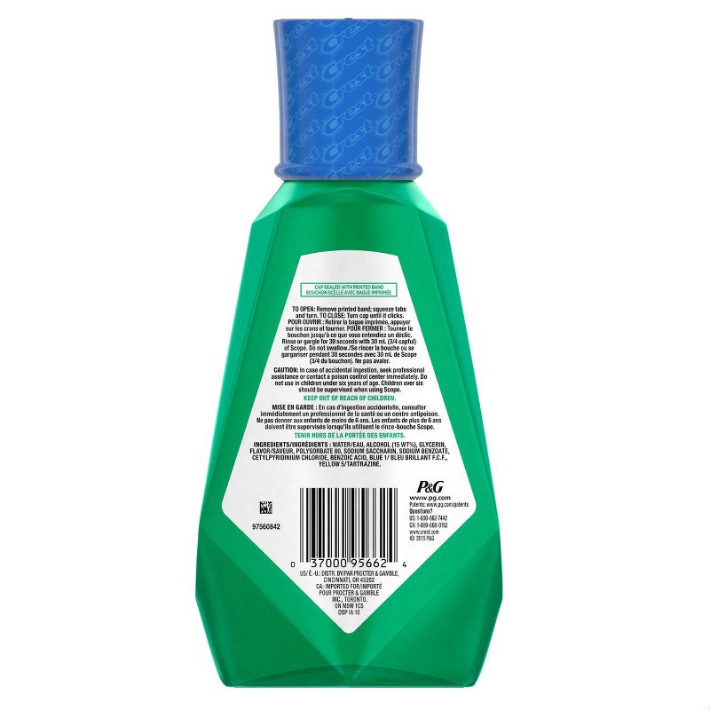 Crest Scope Classic Mouthwash Original Formula - 33.8 fl oz