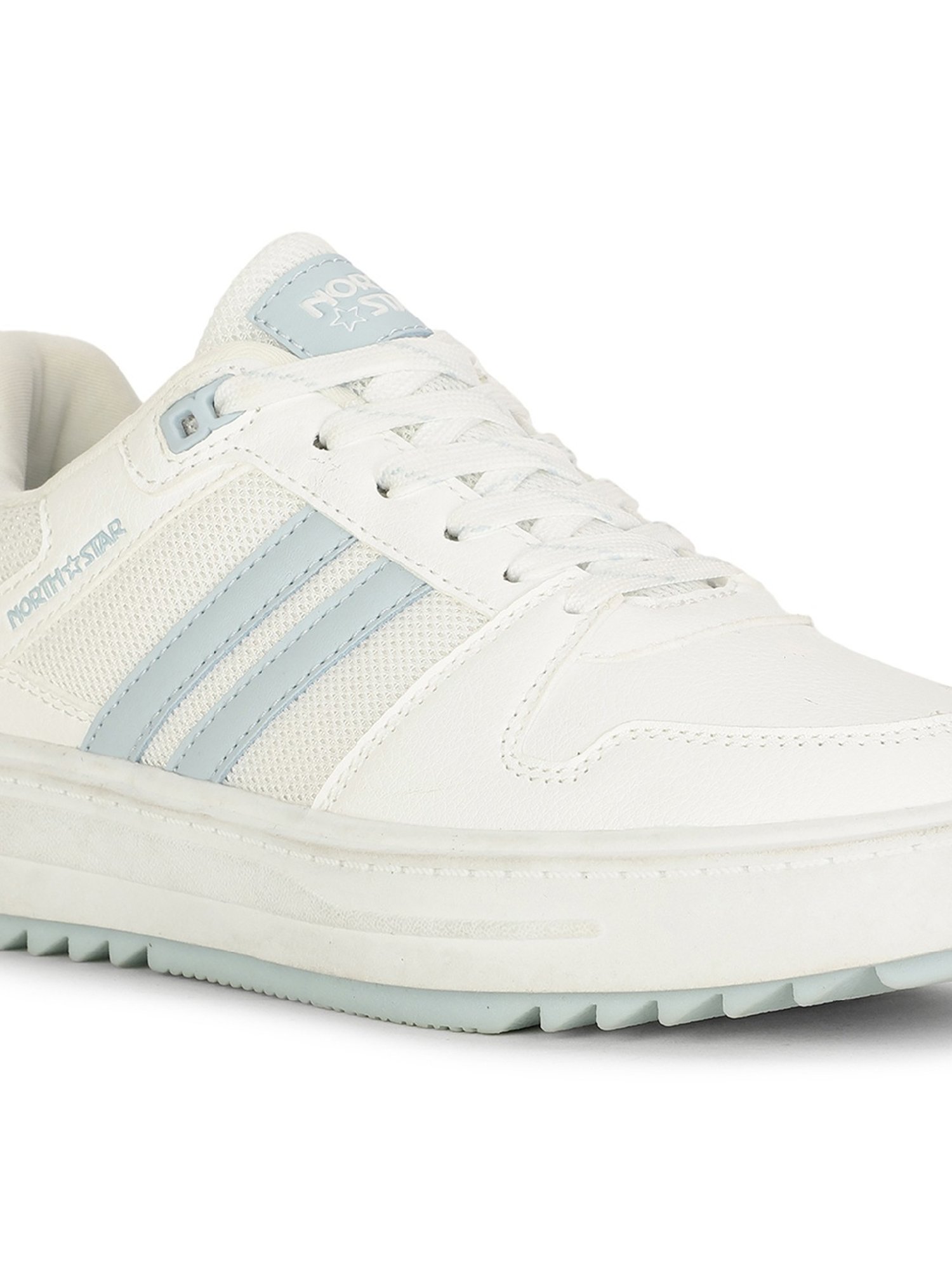 North Star by Bata Women's White Sneakers