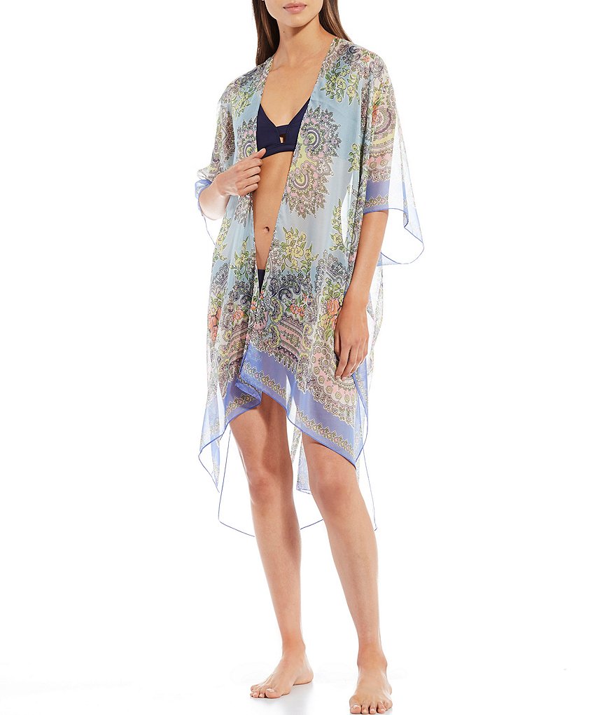 Echo Floral Paisley Duster