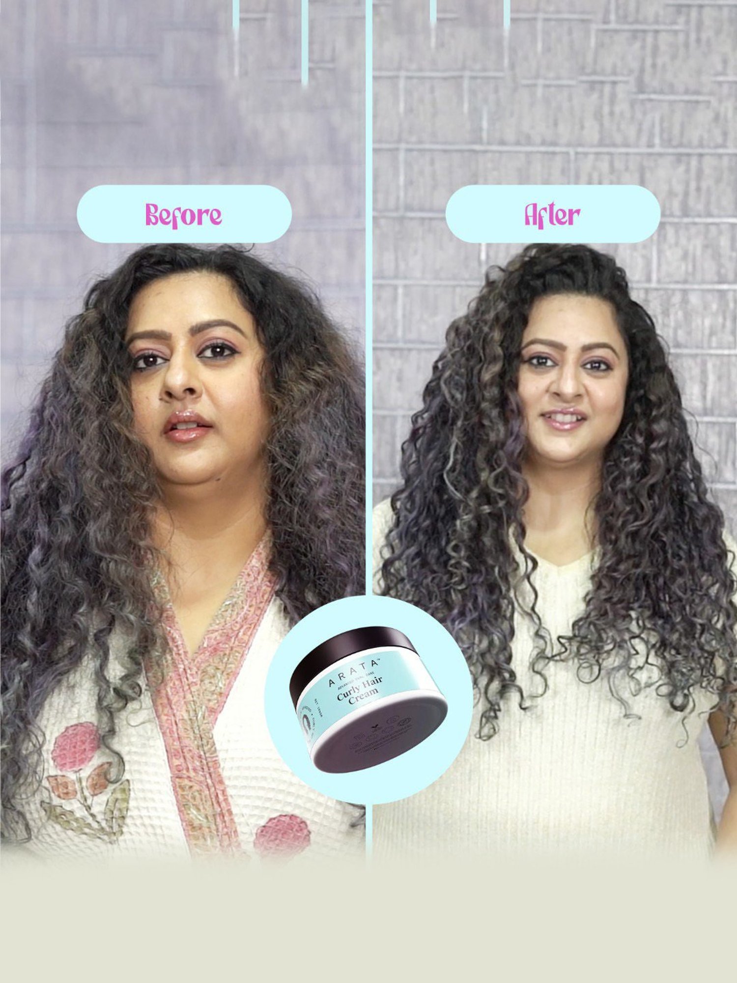 Arata Advanced Curl Care Hair Cream - 100 gm