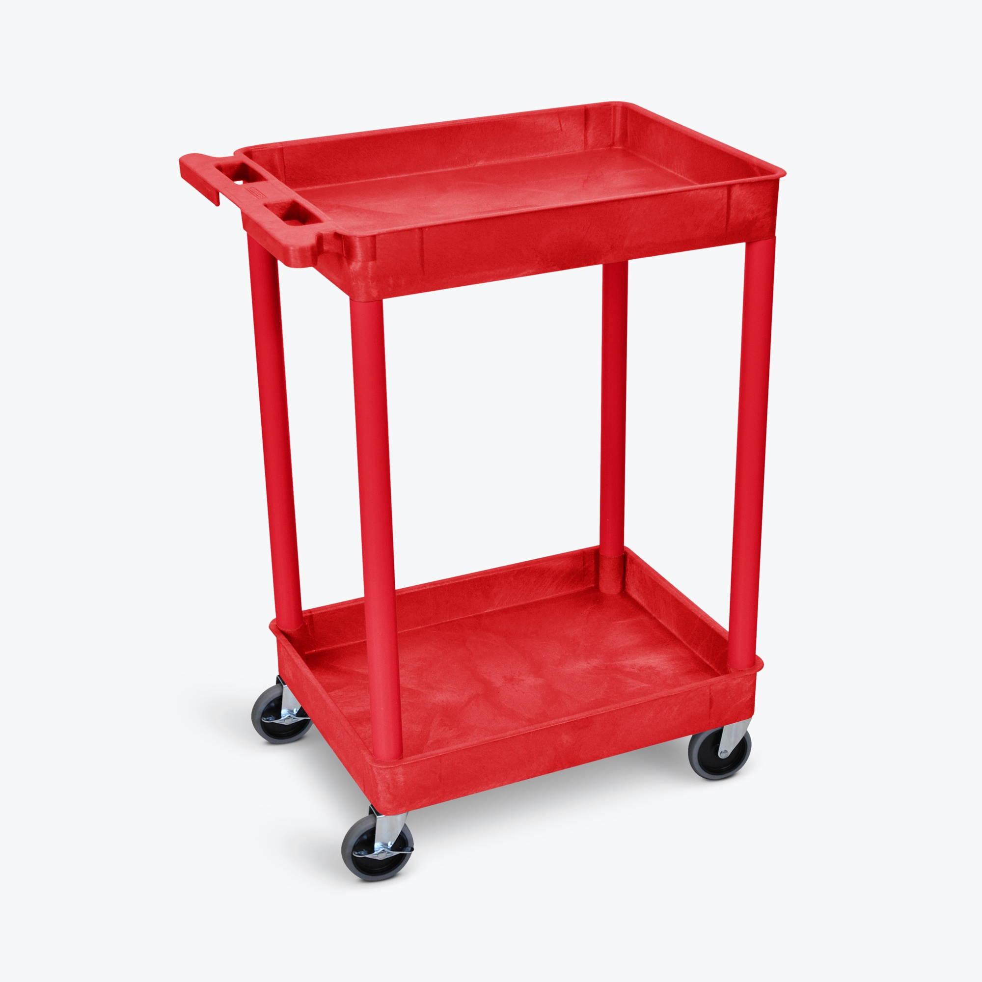 Luxor 2 Shelf Tall Utility Cart
