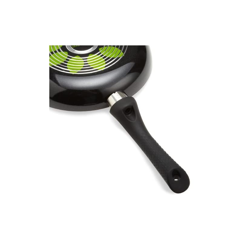 Cookware Non-Stick Fry Pan With Handle, Aluminum, 9.5", Black