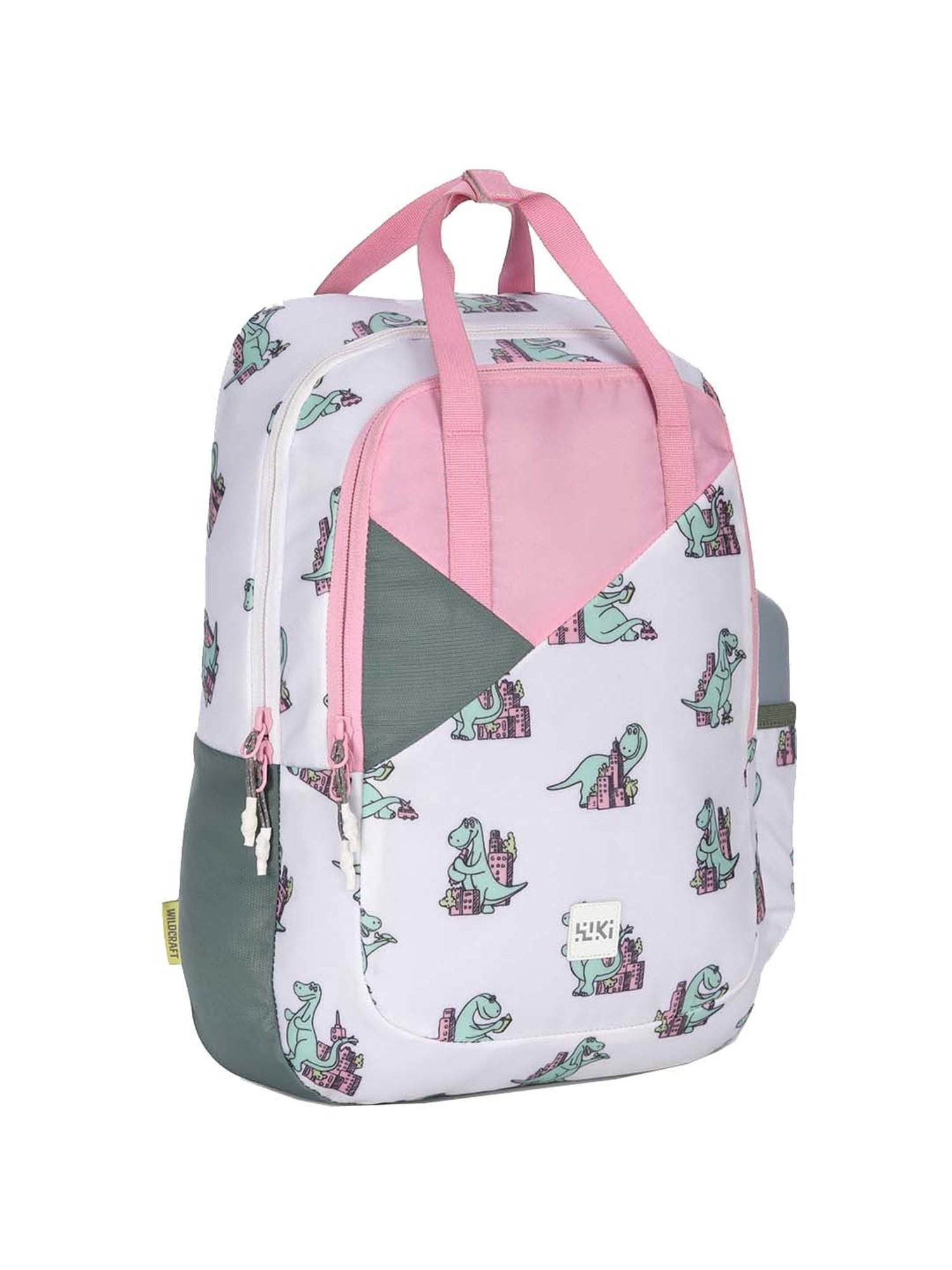 Wiki 20 Ltrs White Medium Convertible Backpack