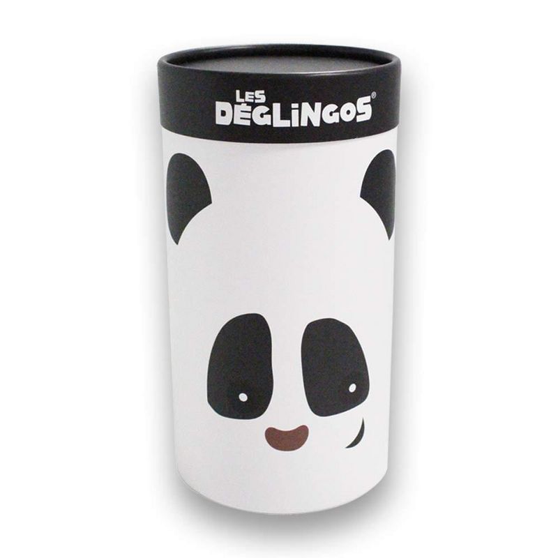 TriAction Toys Les Deglingos Big Simply Plush Animal In Tube | Rototos the Panda
