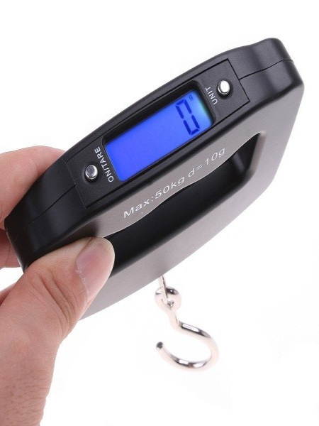 50Kg/10g 50KG 10G LCD Digital Hanging Travel Suitcase Luggage Scale Pocket Electronic weighing Scale with strap