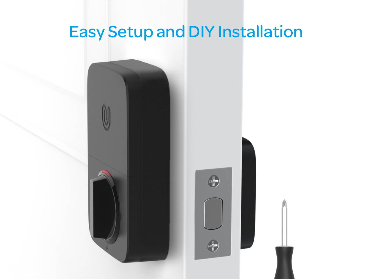 Ultraloq U-Bolt Bluetooth Enabled Keypad Smart Deadbolt Door Lock, Satin Nickel, Non-Fingerprint Version