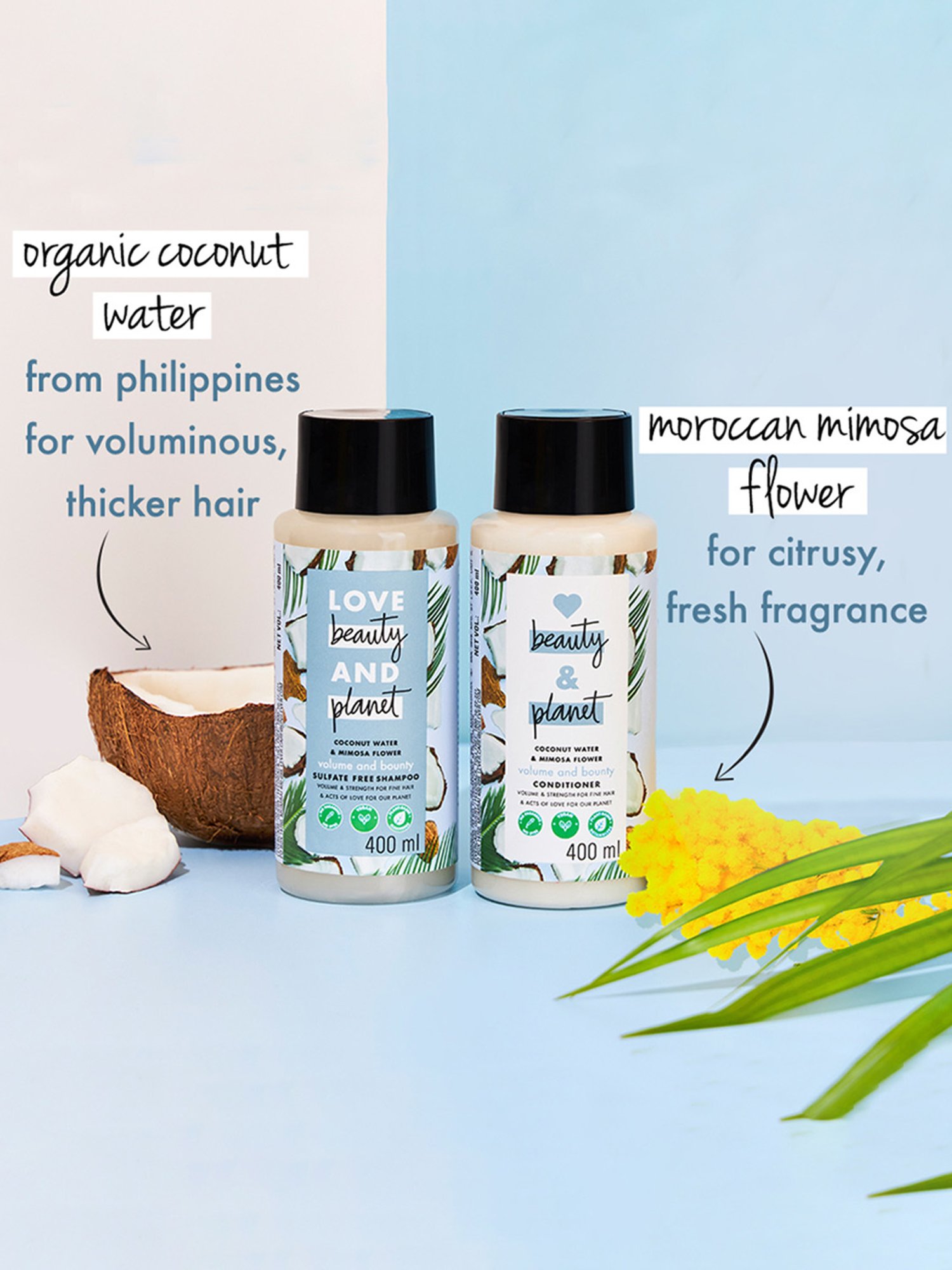 Love Beauty & Planet Coconut Water & Mimosa Flower Shampoo - 200 ml