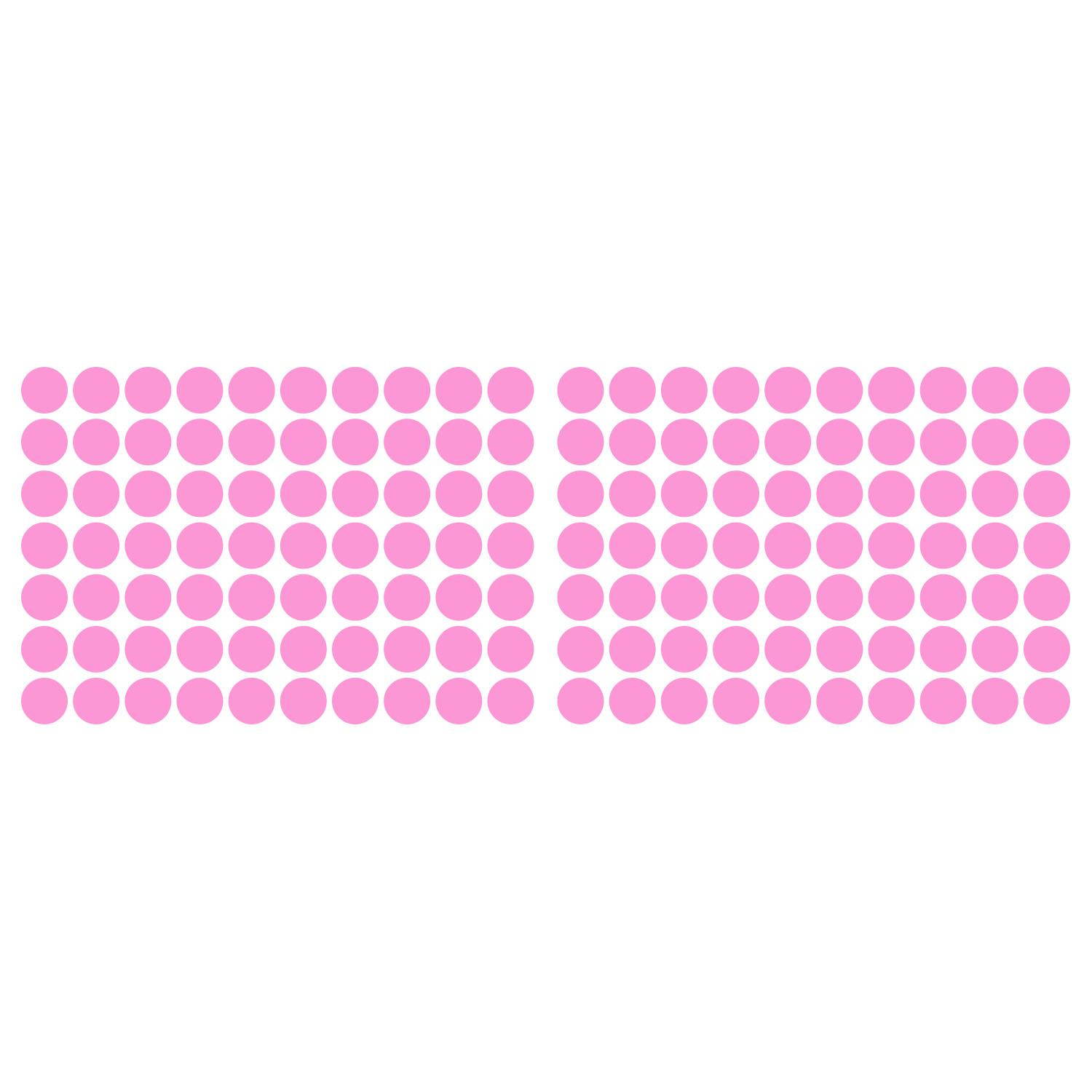 LiteMark 2 Inch Orange Dot Decals - Pack of 80