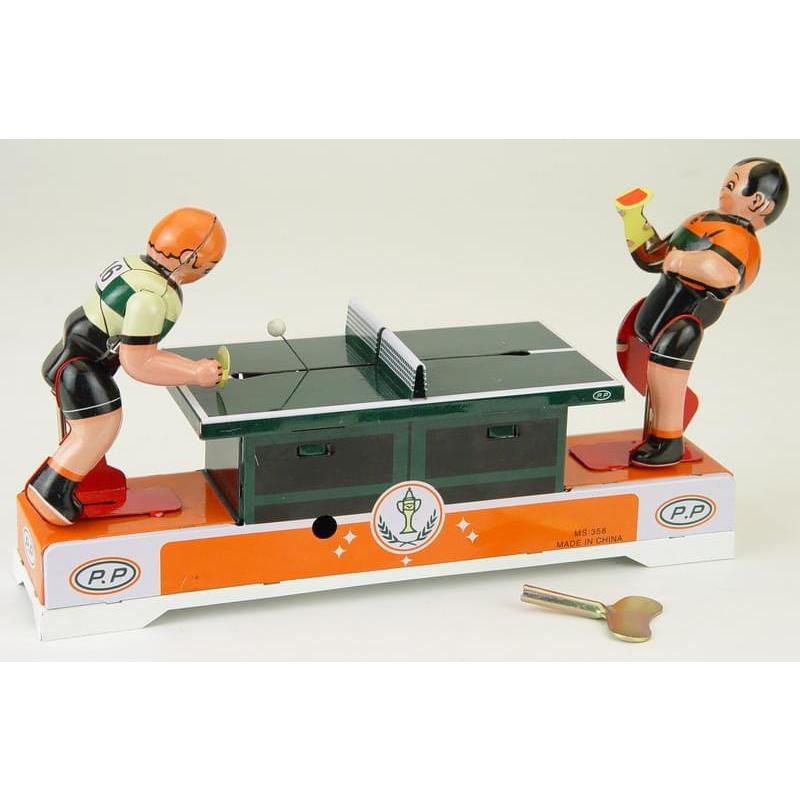 Heaven Sent Innovation Inc. Vintage Style 8" Tin Ping Pong Match