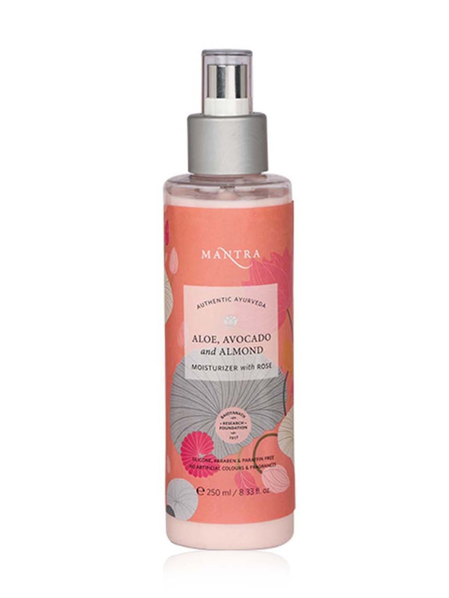 Mantra Herbal Aloe, Avocado and Almond Moisturiser with Rose - 250 ml