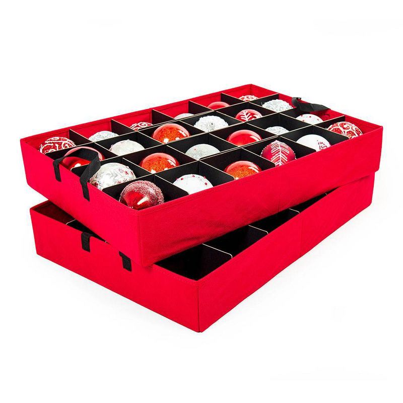TreeKeeper 4" 2 Tray Ornament Storage Box