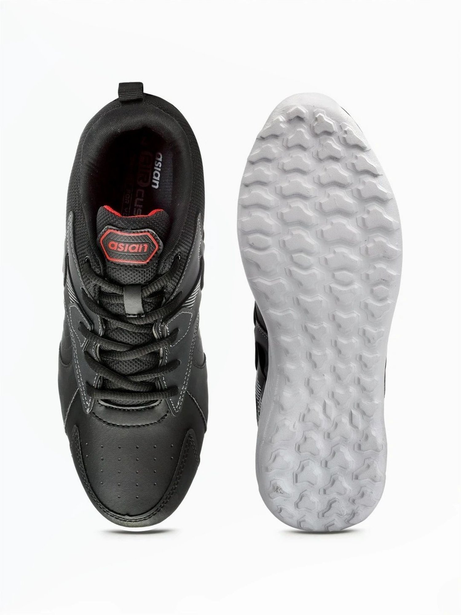 Asian Men's Grey Running Shoes