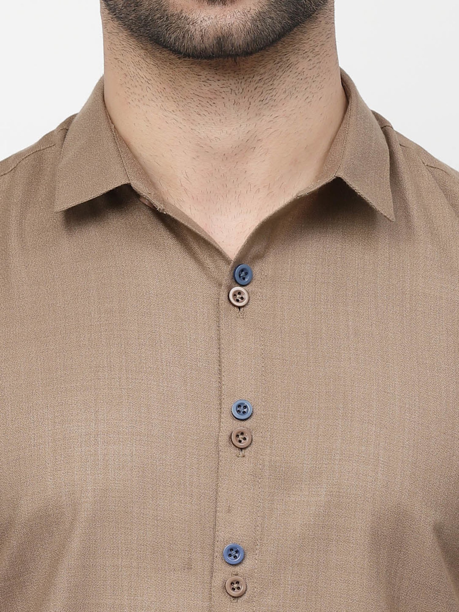 Lela Brown Regular Fit Shirt