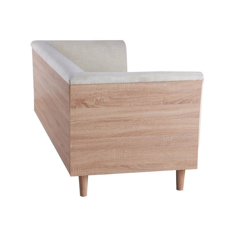 Vaughn Linen Sofa Cream - HOMES: Inside + Out