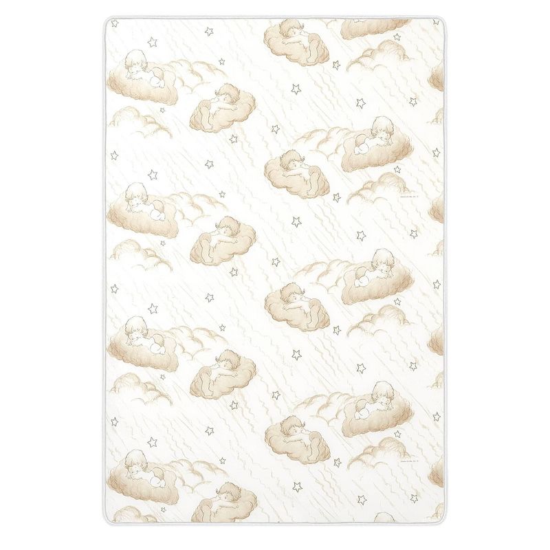 Dream On Me 3" Spring Coil Portable Mini Crib Mattress - White