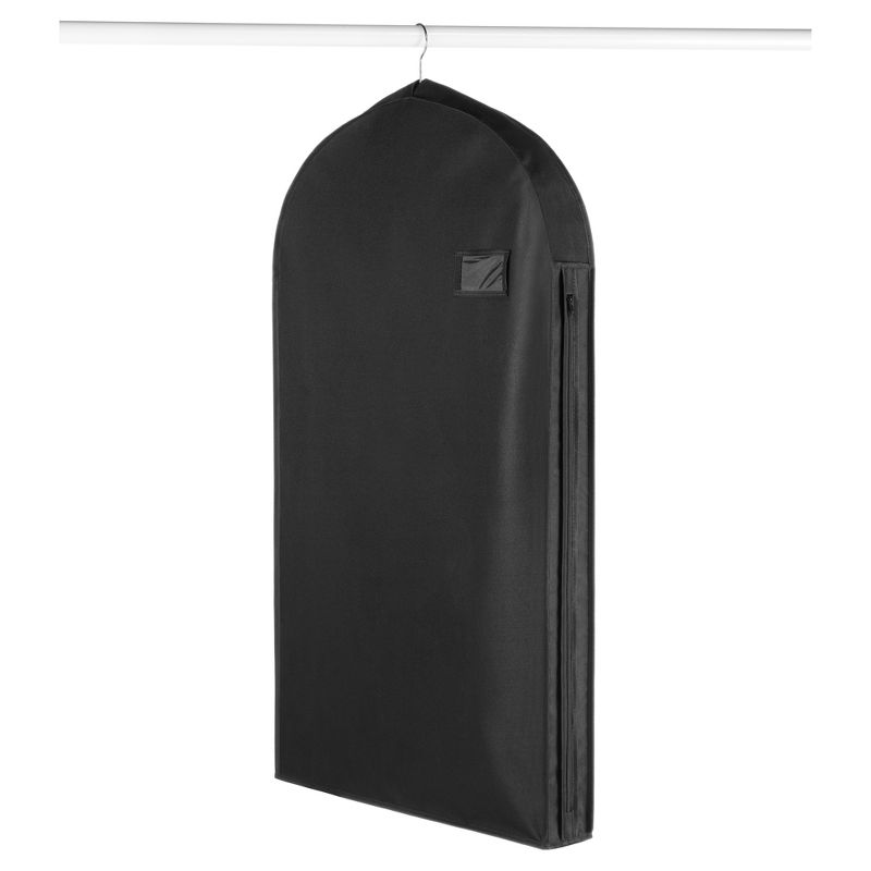 Whitmor Deluxe Suit Garment Bag Black