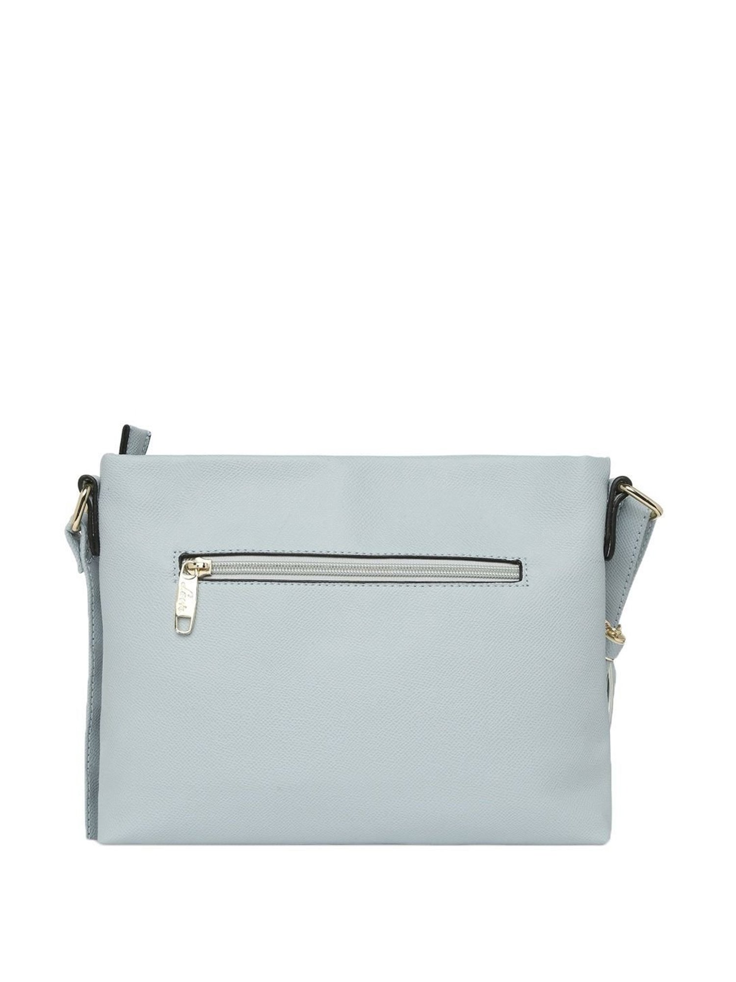 Lavie Tasco Powder Blue Solid Medium Sling Handbag