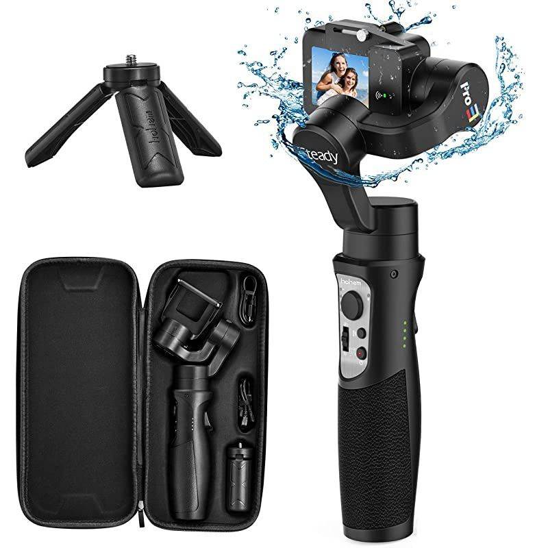 3Axis Gimbal Stabilizer for GoPro 8 Action Camera Handheld Gimbal Tripod Mount SplashProof Wireless Control for Gopro Hero 876543 Osmo ActionSJ CAMYI CamSony RX0  iSteady Pro3