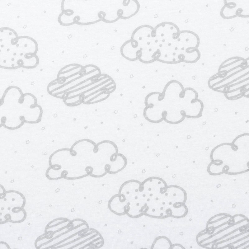 Trend Lab Fitted Crib Sheet - Clouds