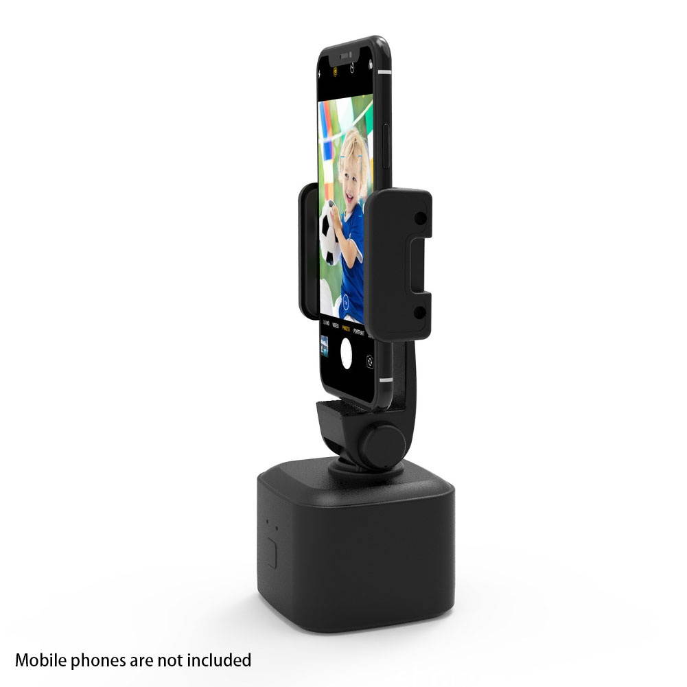 Smart Gimbal Stabilizer 360&deg; Rotation AI Composition Face Recognition For Smartphones Camera Mount Photography Square