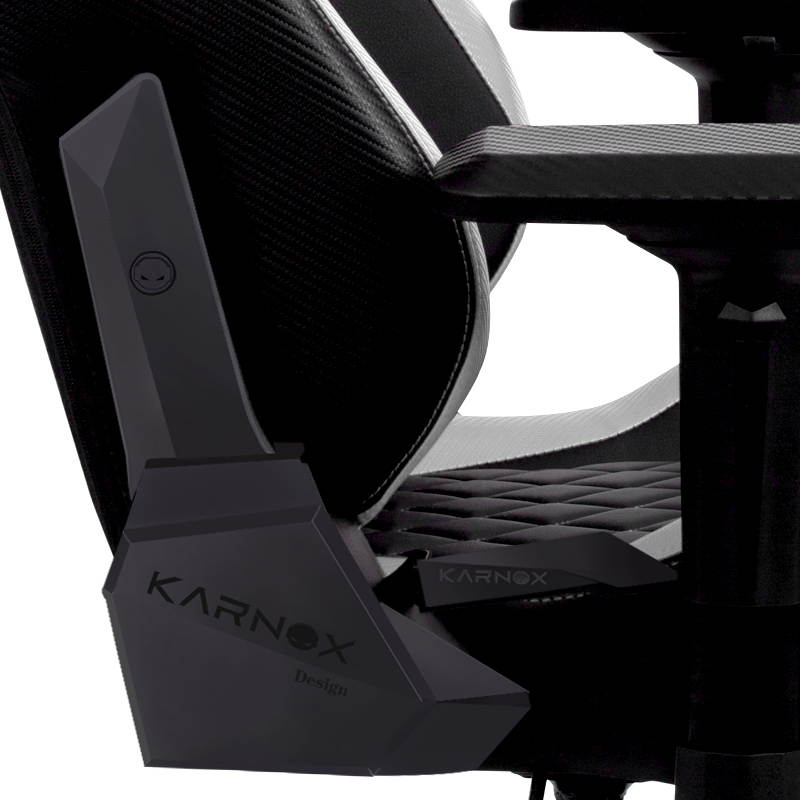 KARNOX Legend TR Racing Style Gaming Office Chair with Adjustable Height and Arm Rests, Ergonomic 155&deg; Reclining, Locking High Back with Integrated Headrest (Black)