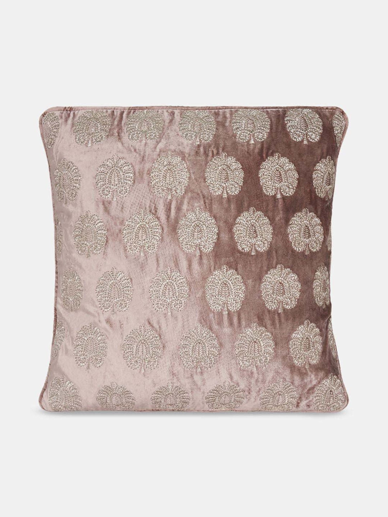 Living Scapes by Pantaloons Beige Fabric Cushion Cover